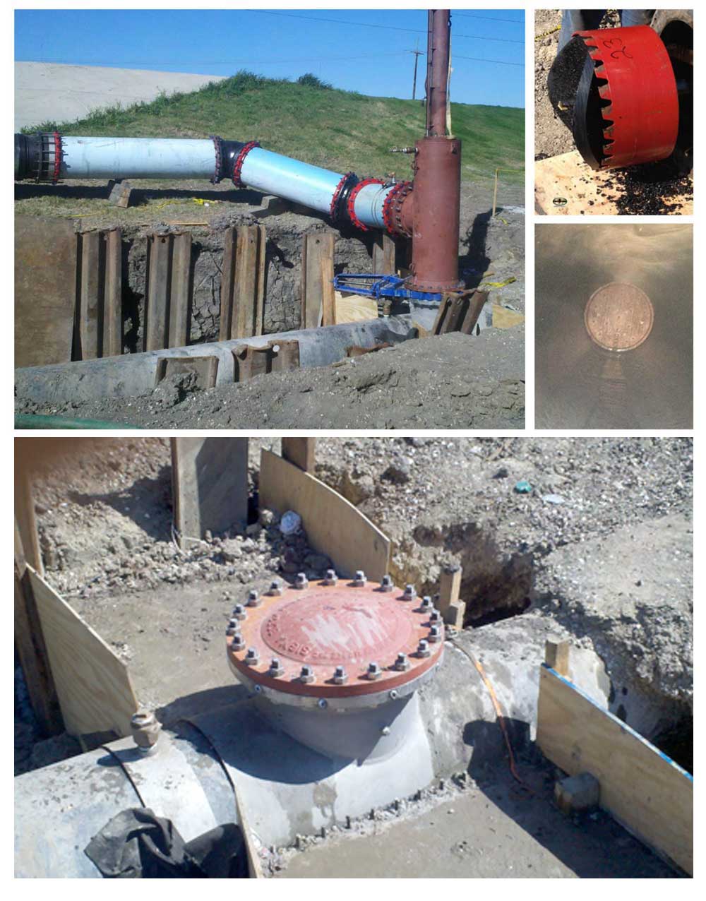 Wet Tap Services Job Collage